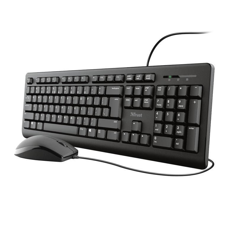 Trust 24323 W128427041 Primo Keyboard Mouse Included 