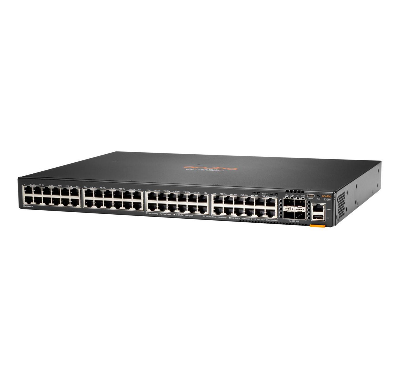 HPE Aruba 6200F 48G 4SFP+ Switch L3 managed 4x1 Gig.  JL726B