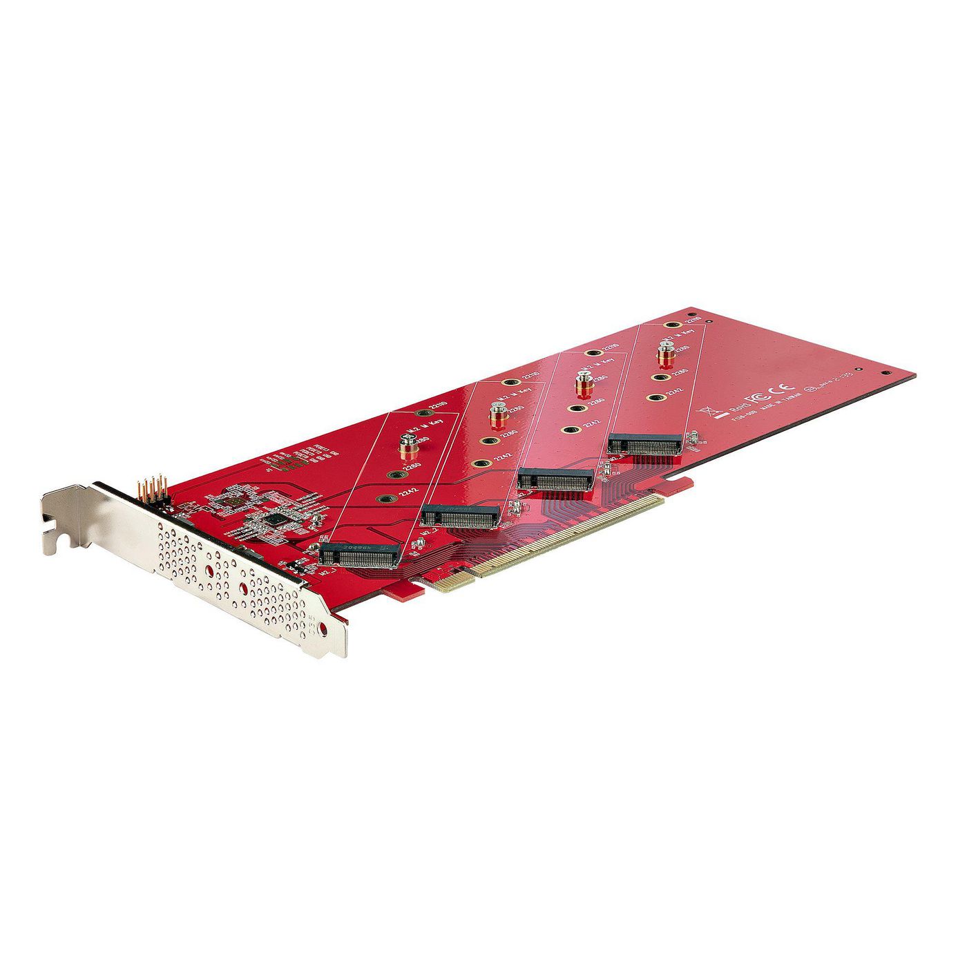 StarTech.com QUAD-M2-PCIE-CARD-B scheda di interfaccia e adattatore Interno M.2