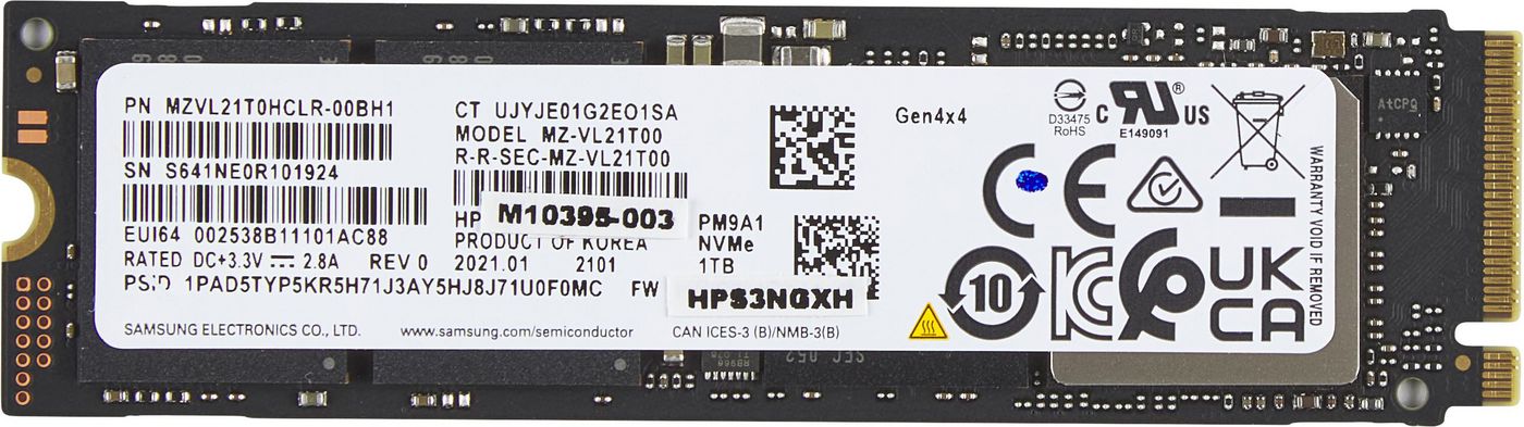 HP - SSD - 1 TB - intern - M.2 - PCIe 4.0 x4 (NVMe) - für Pro x360; ProBook 44X G9, 45X G9