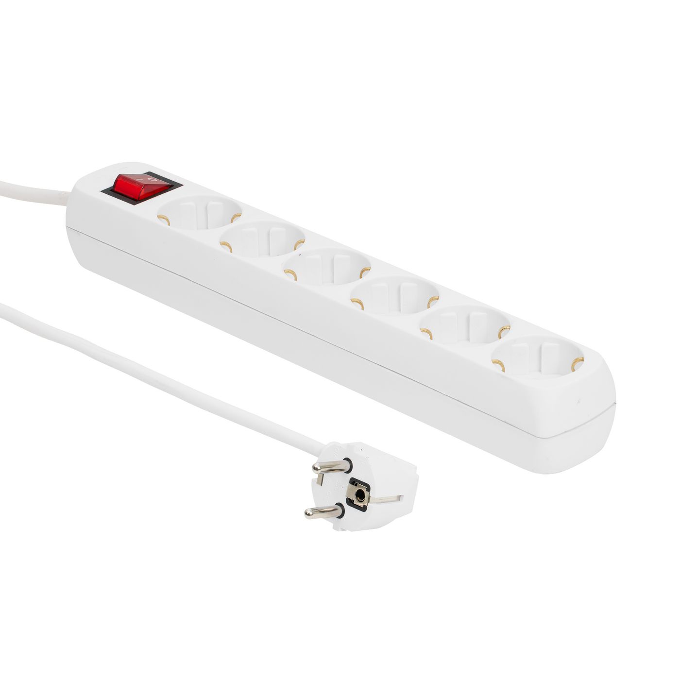 CONVENA ProXtend Schuko Power Strip 6-way 5M White (F6-F05WSW)