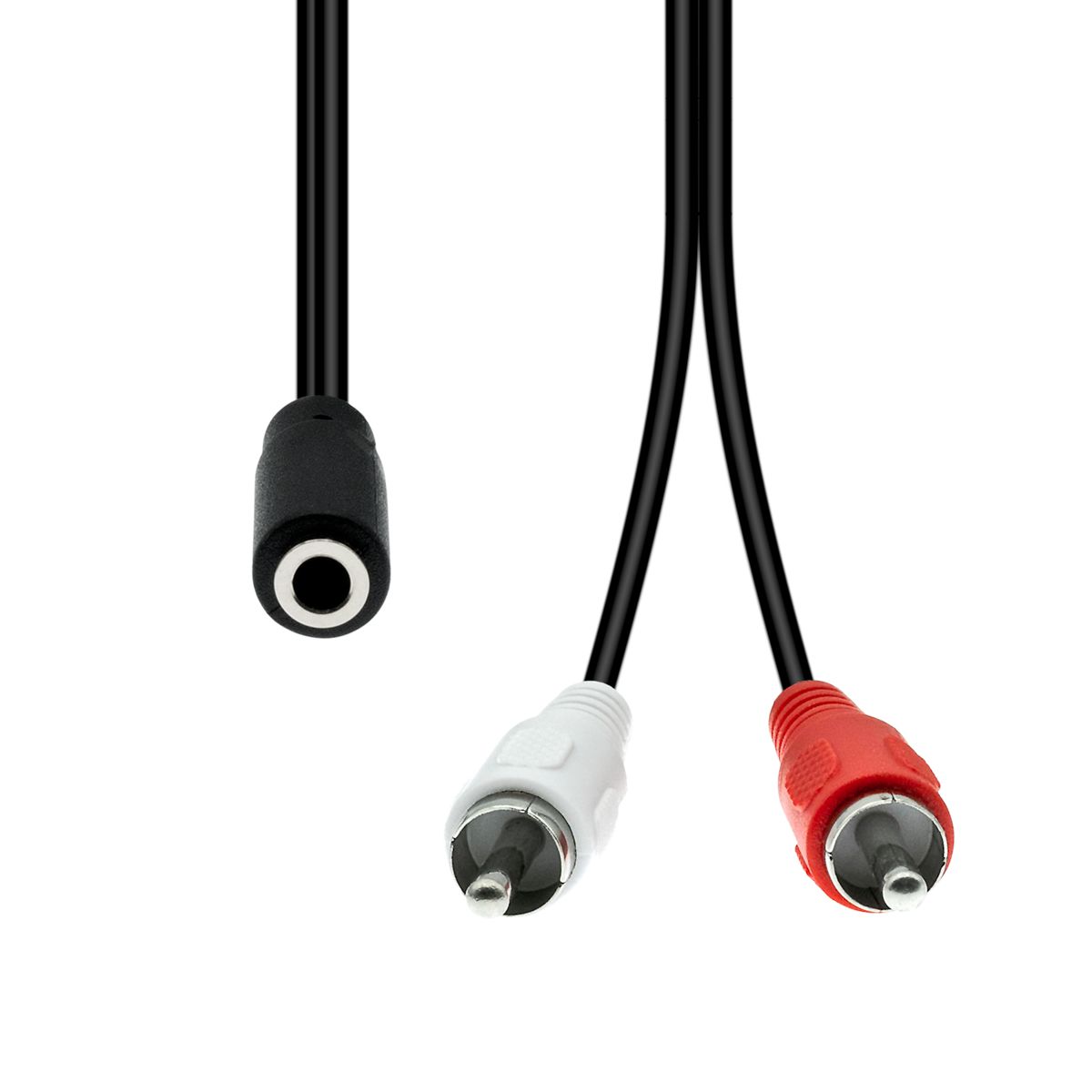 3-Pin to 2 x RCA Cable F-M