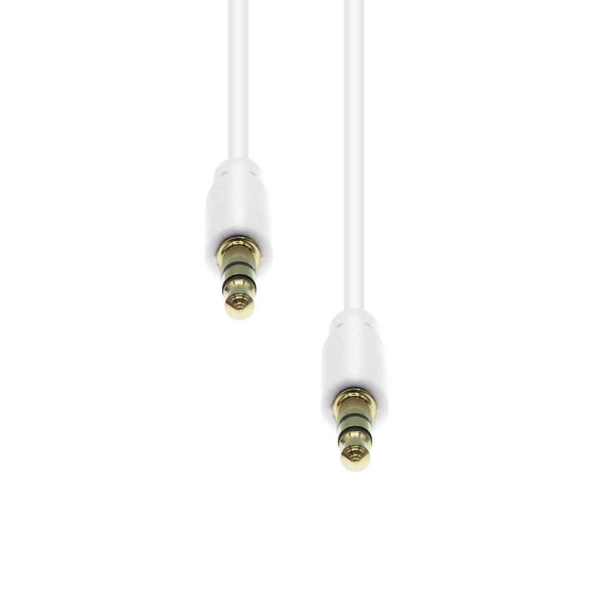 3-Pin Slim Cable M-M White