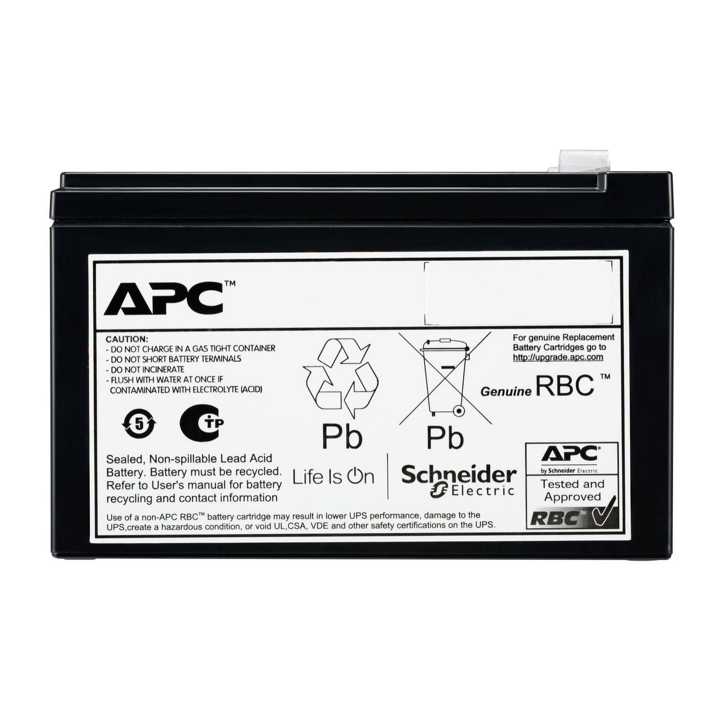 APCRBCV203 W128428527 Ups Battery 24 V 9 Ah 