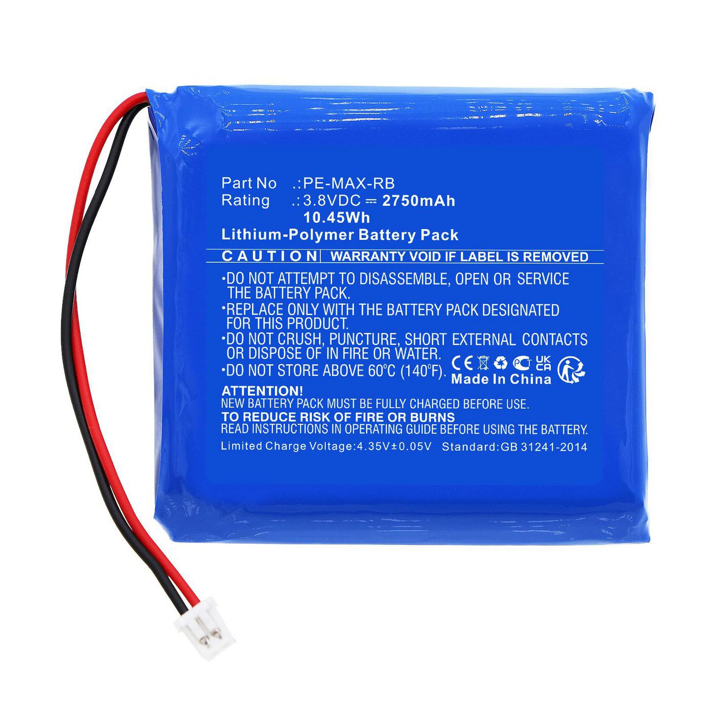 Battery 10.45Wh Li-Pol 3.8V 