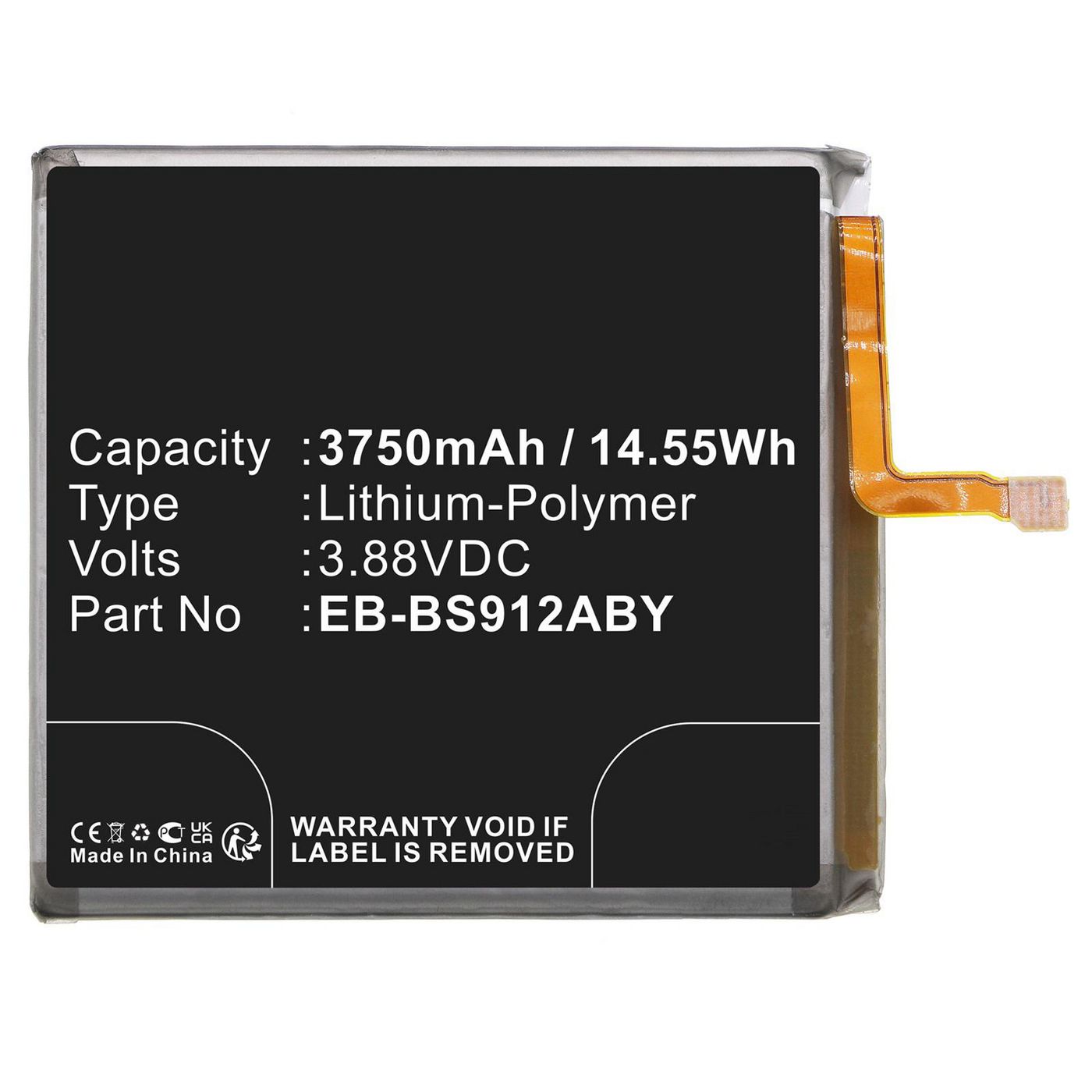 CoreParts MBXMP-BA1724 W128426854 Battery for Samsung Mobile, 