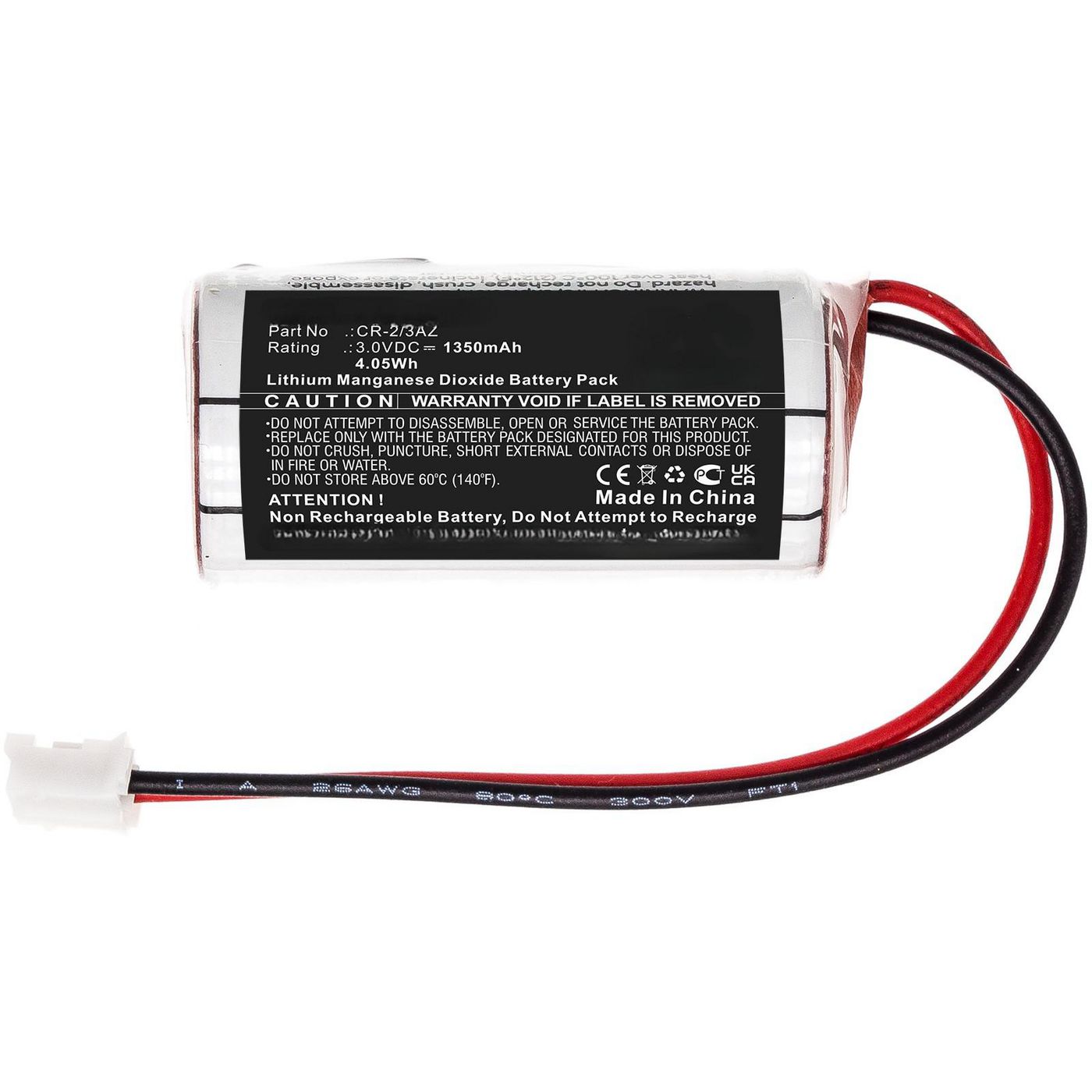 Battery 4.05Wh Li-MnO2 3.0V
