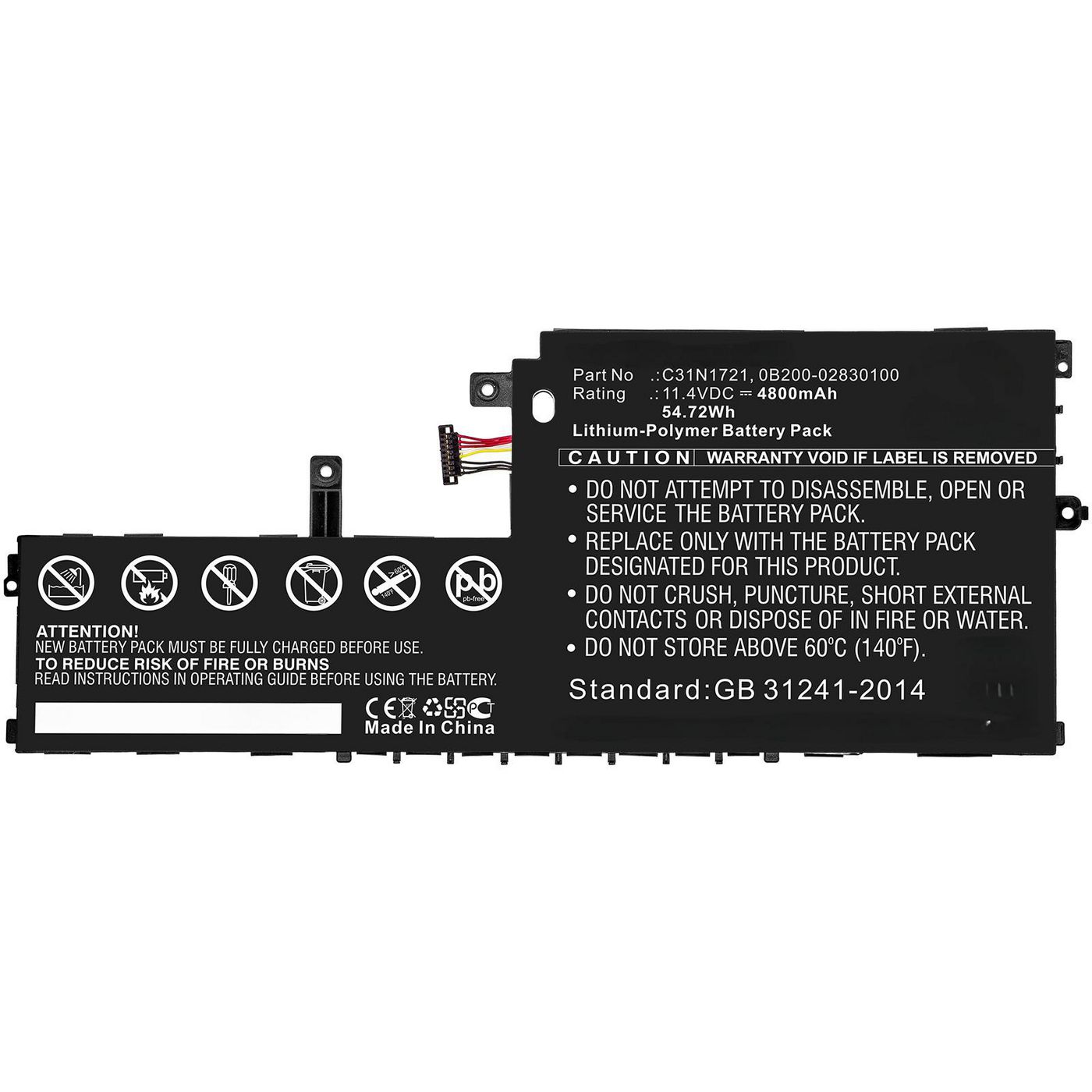 CoreParts MBXAS-BA0261 W126385560 Laptop Battery for Asus 