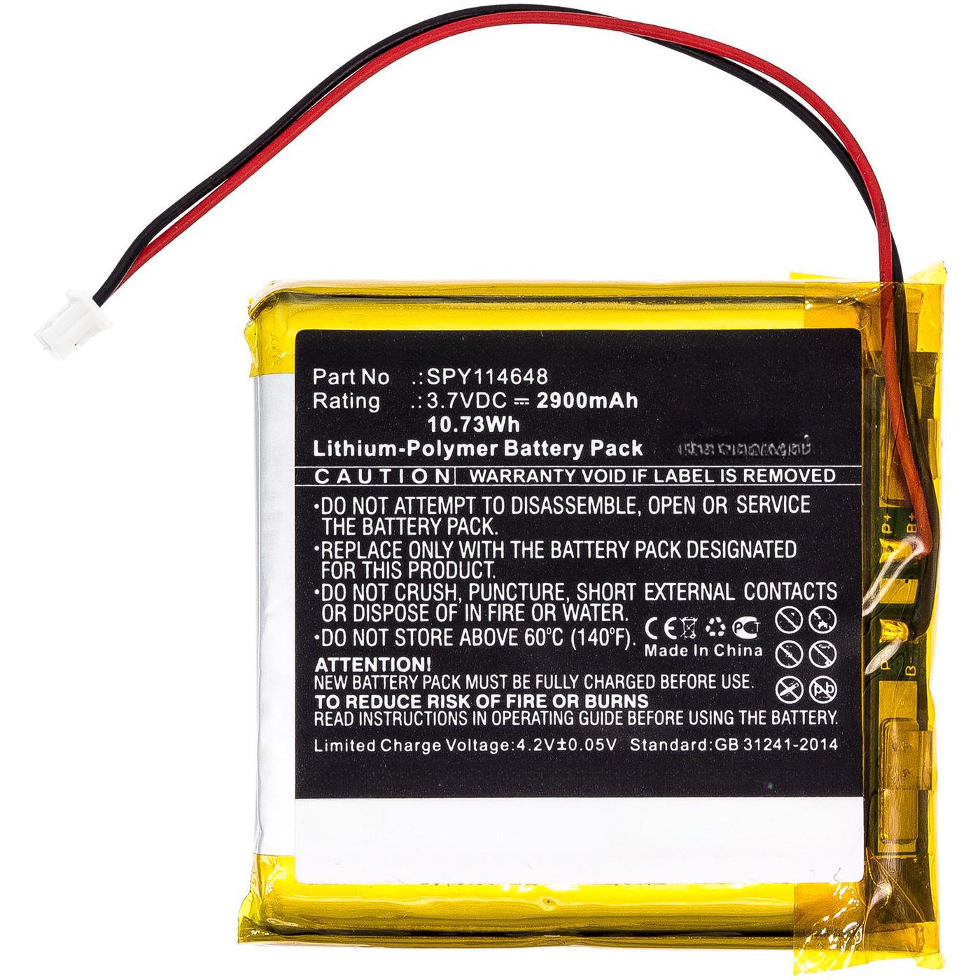 Battery 10.73Wh Li-Polymer 