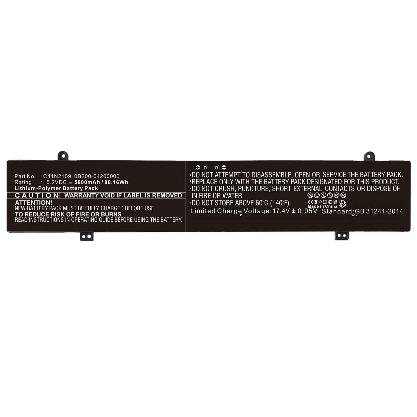 CoreParts MBXAS-BA0334 W128436615 Battery for Asus Notebook, 