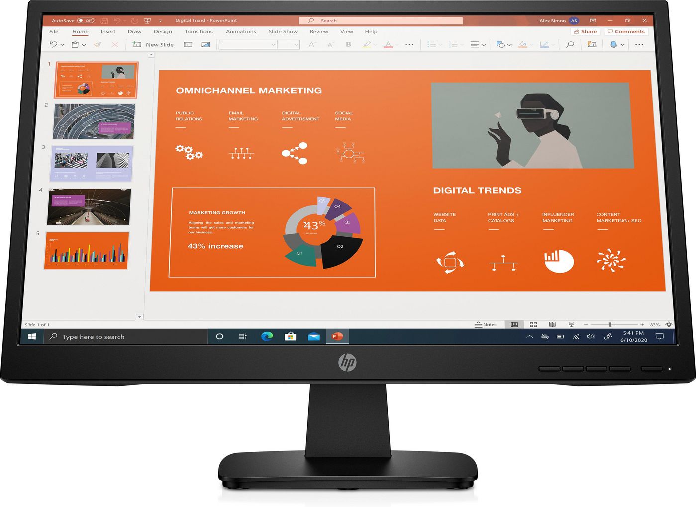 P22va G4 FHD Monitor