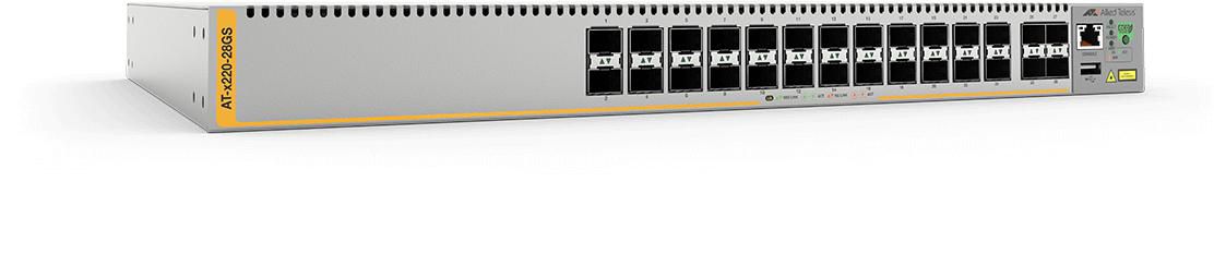 X220-28Gs Managed L3 1U Grey