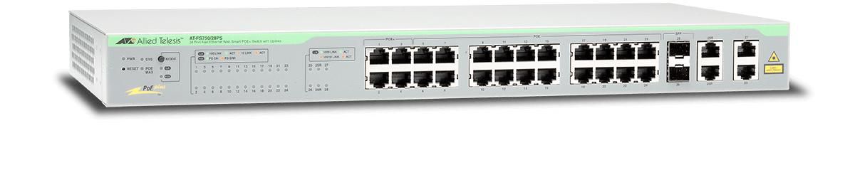 Allied-Telesis AT-FS75028PS-30 W128441266 Network Switch Managed Fast 