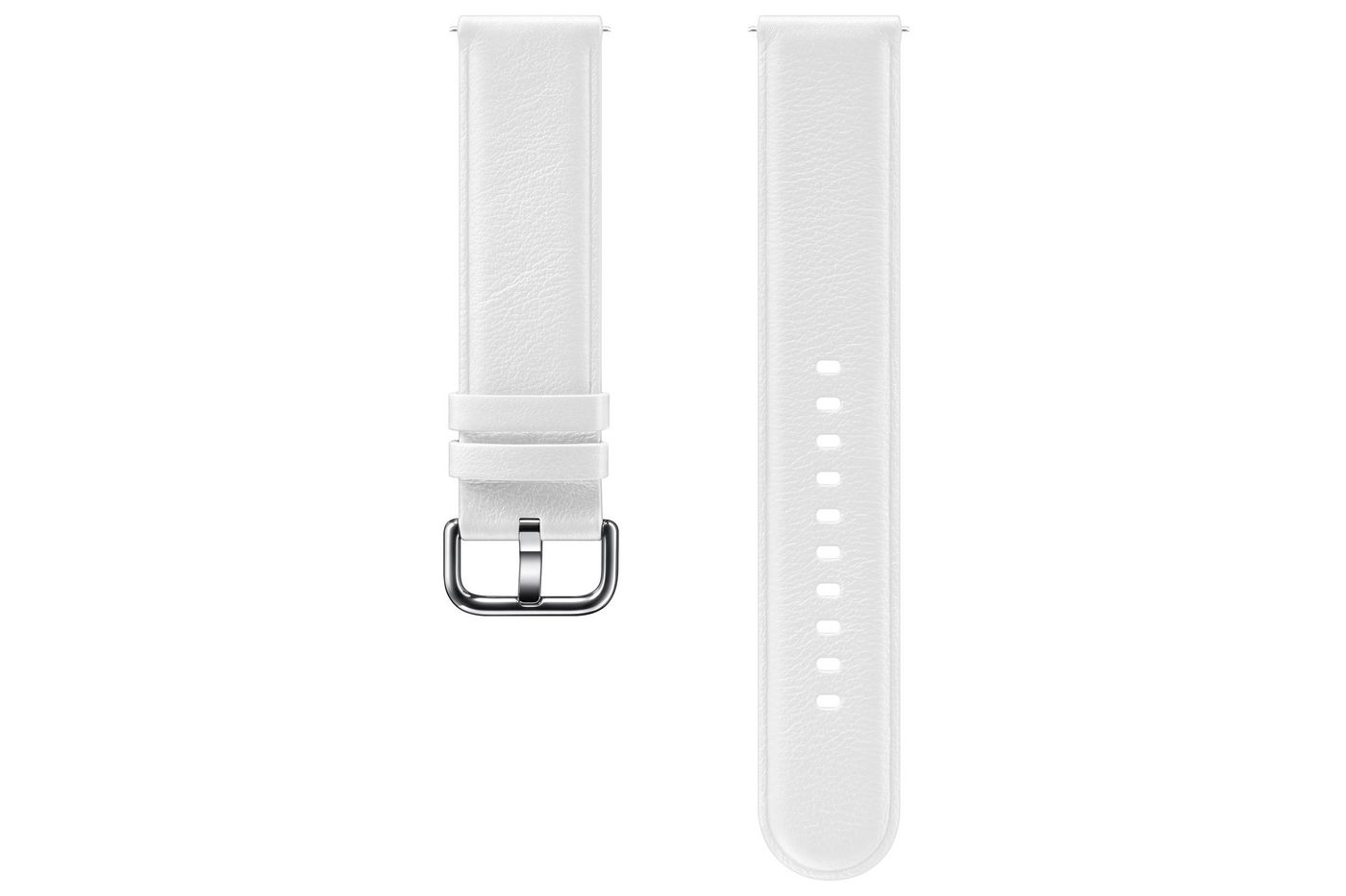 SAMSUNG Leather Strap ET-SLR82 - Uhrarmband für Smartwatch - weiß - für Galaxy Watch Active 2