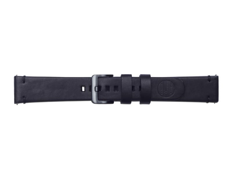 SAMSUNG Leder Armband Essex von Strap Studio (20 mm) Galaxy Watch black