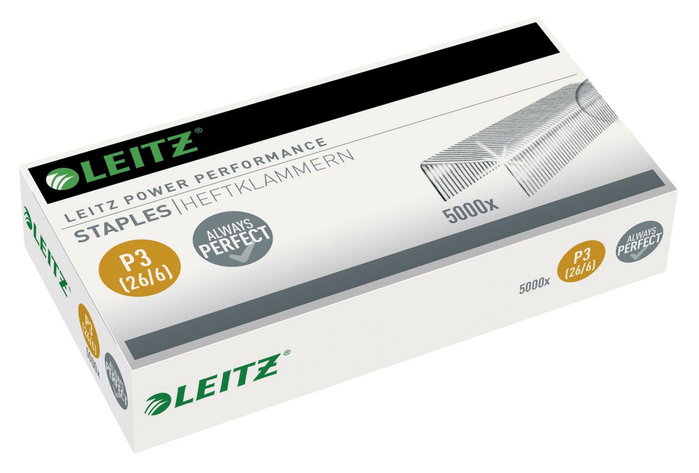 LEITZ Heftklammern 26/6 30 Blatt P3 (5572-10-00)