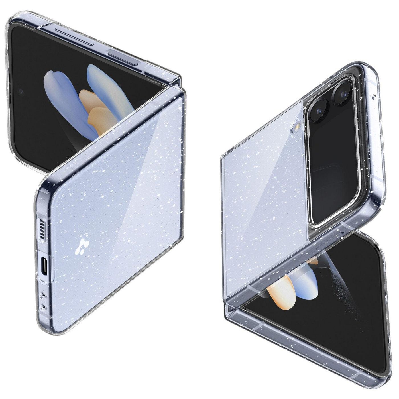 SPIGEN Air Skin Cover für F721B Samsung Galaxy Z Flip4 - glitter crystal (ACS05113)