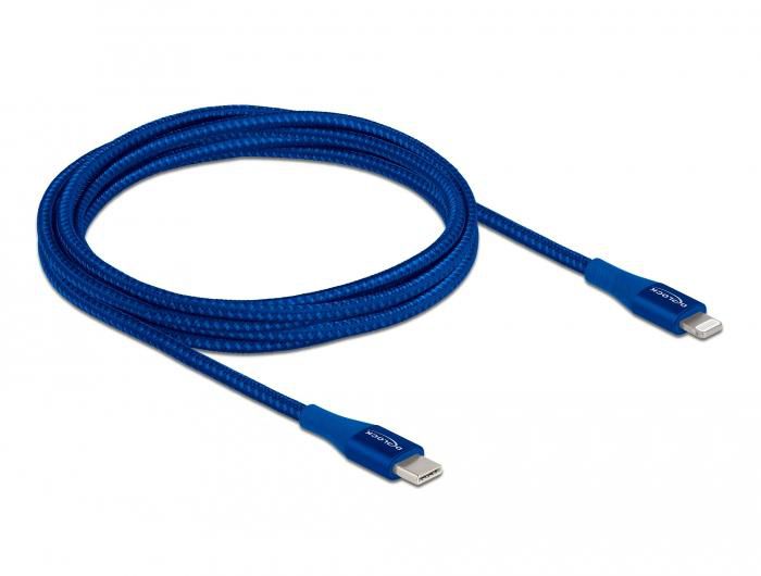 Delock DELOCK-85417 W128443196 85417 Lightning Cable 2 M Blue 