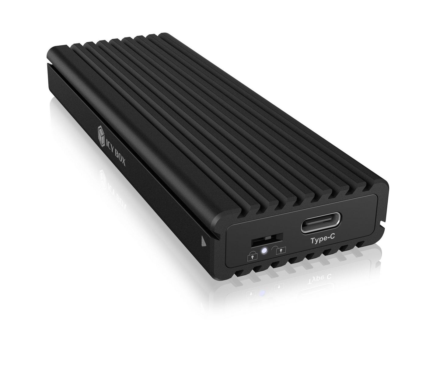 RAIDSONIC HDD acc ICY BOX M.2 NVMe SSD USB-C 3.2 Black
