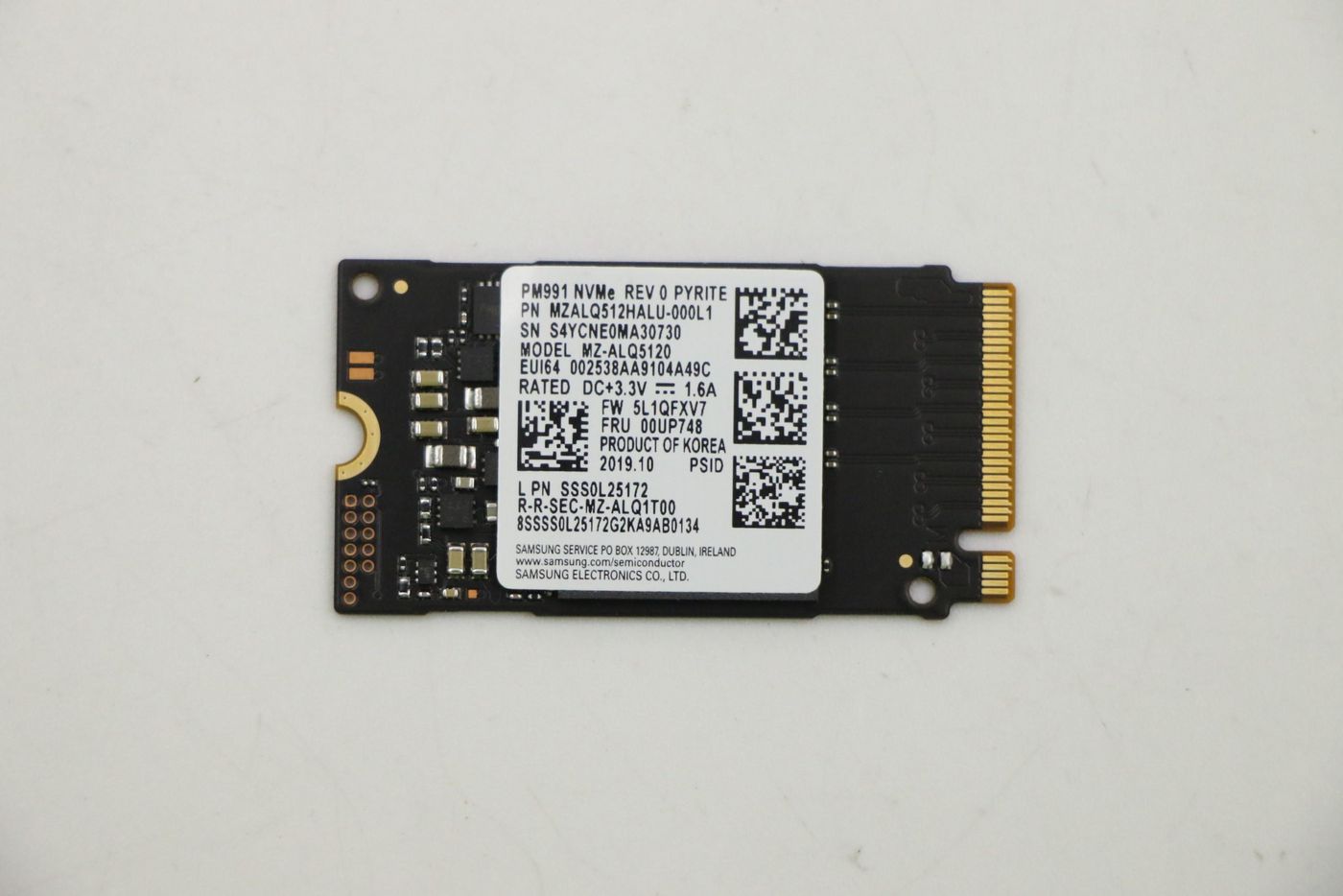 LENOVO SSD M.2 2242 512GB FRU SSD