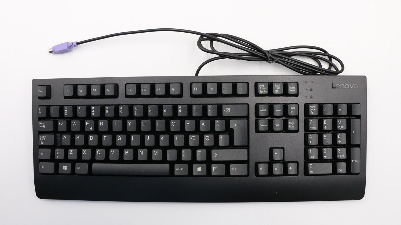 LENOVO Keyboard PS2 BK DEN