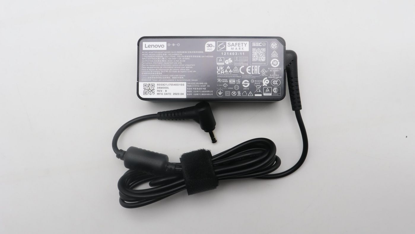 45W AC adapter for Lenovo - 5A11H02888