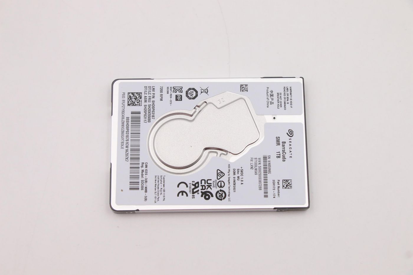 1TB 2.5" SATA 7200RPM hard