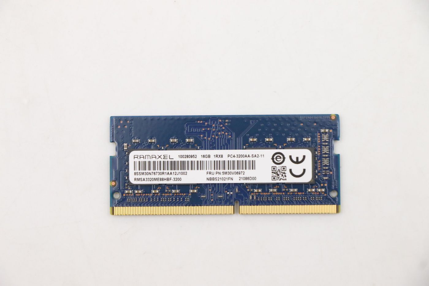 Lenovo 5M30V06972 W125926459 SoDIMM,16GB,DDR4,3200,Ramaxel 