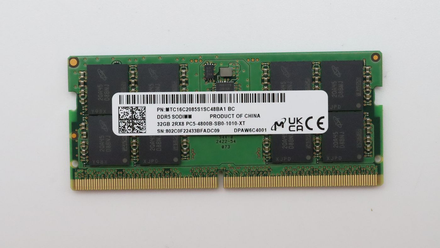 SODIMM,32GB, DDR5,4800,Micron