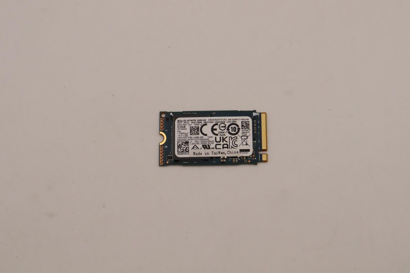 512GB M.2 2242 PCIe 4.0 SSD