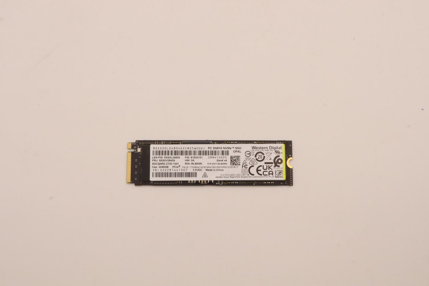 2TB M.2 2280 PCIe 4.0 NVMe SSD