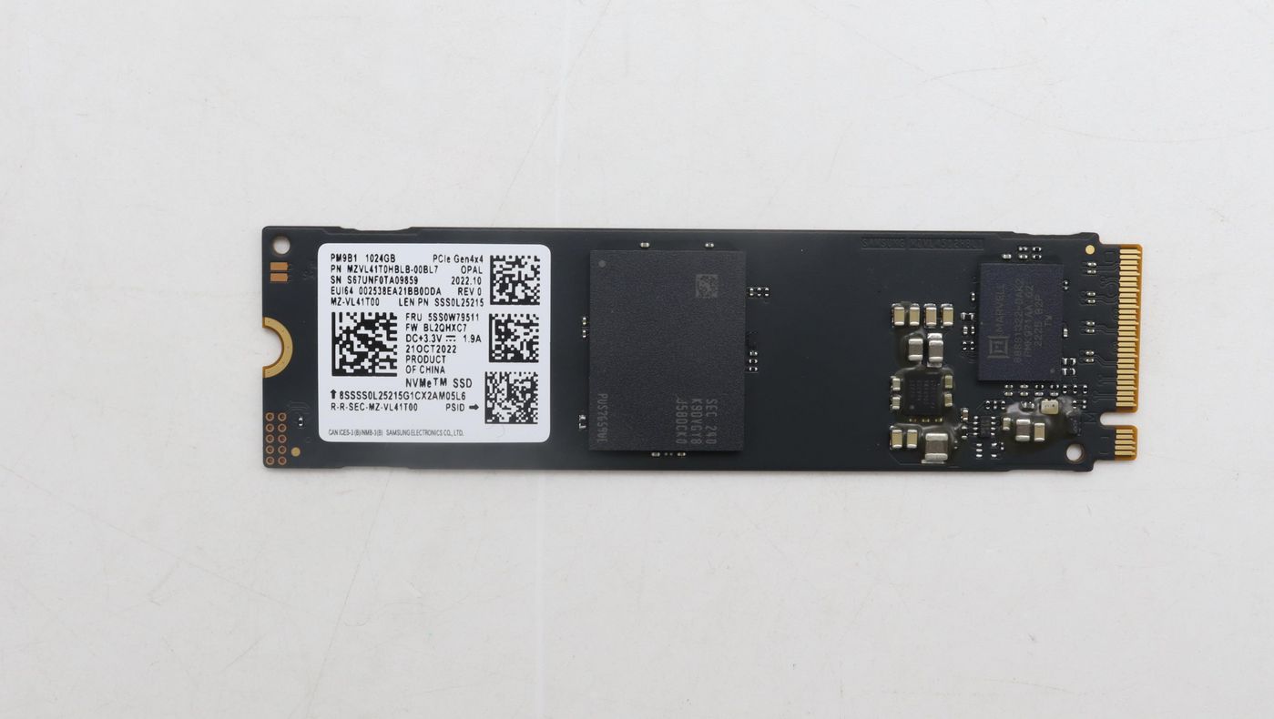 5SS0W79511, Lenovo 1TB M.2 2280 SSD with PCIe 4.0 x4