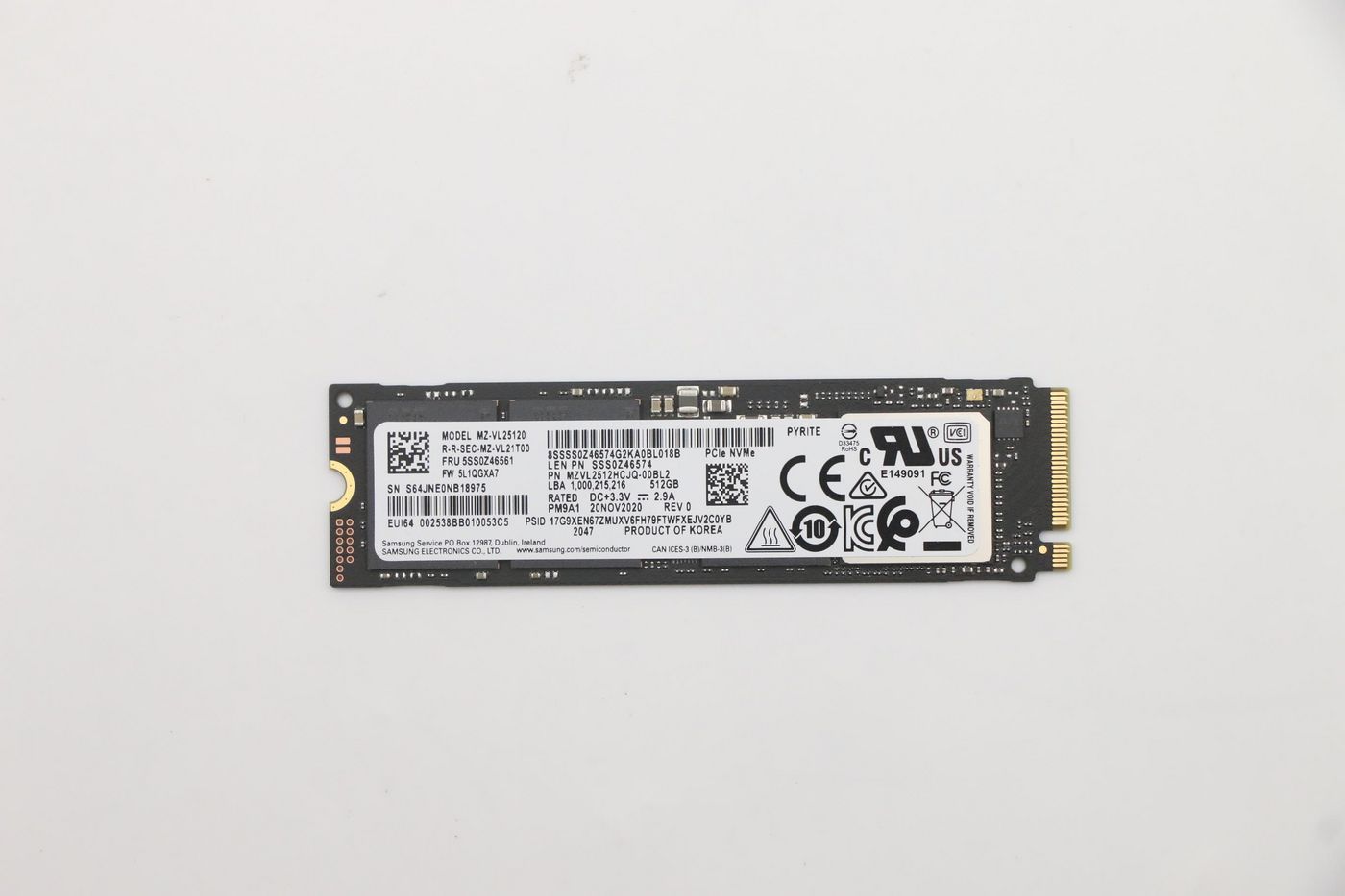512GB M.2 PCIe 4.0 NVMe SSD
