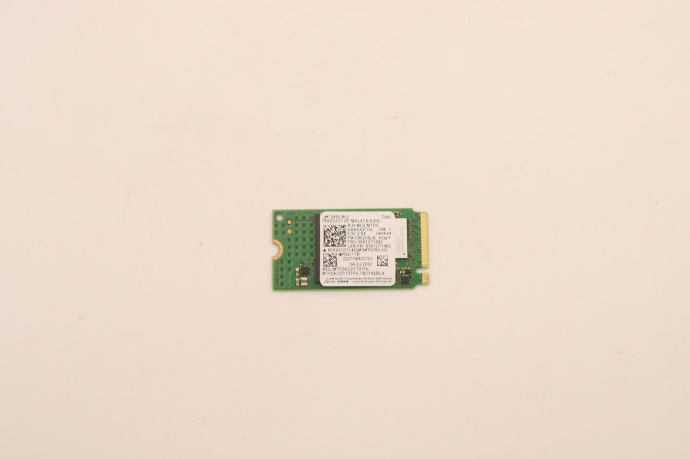 1TB M.2 2242 PCIe 4.0 NVMe SSD