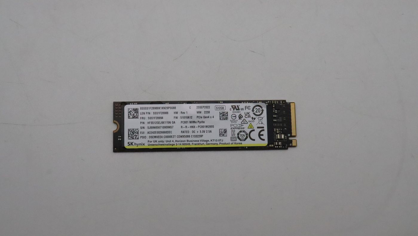 512GB M.2 2280 PCIe Gen4 SSD