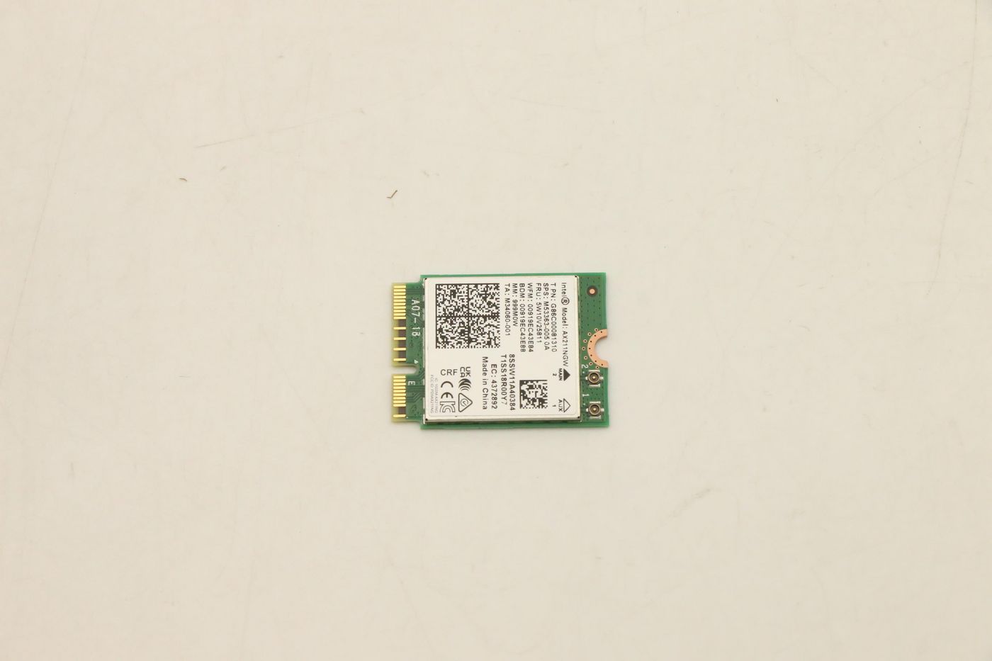 Wi-Fi 6E Wireless LAN adapter