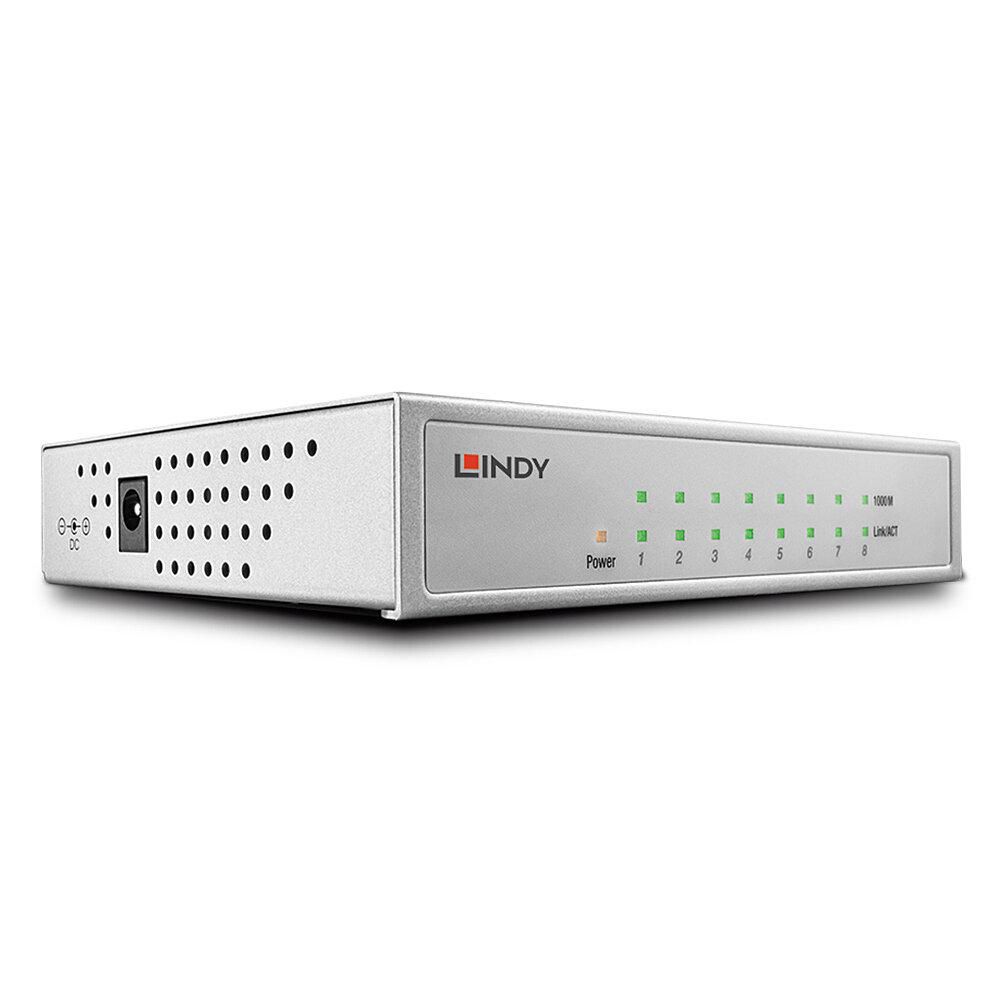 Lindy 25045 W128456568 8 Port Gigabit Ethernet 