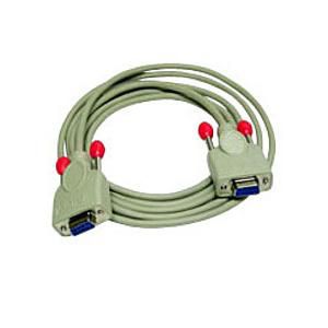 LINDY Nullmodem-Kabel 9 pol. Kupplung/Kupplung 5m