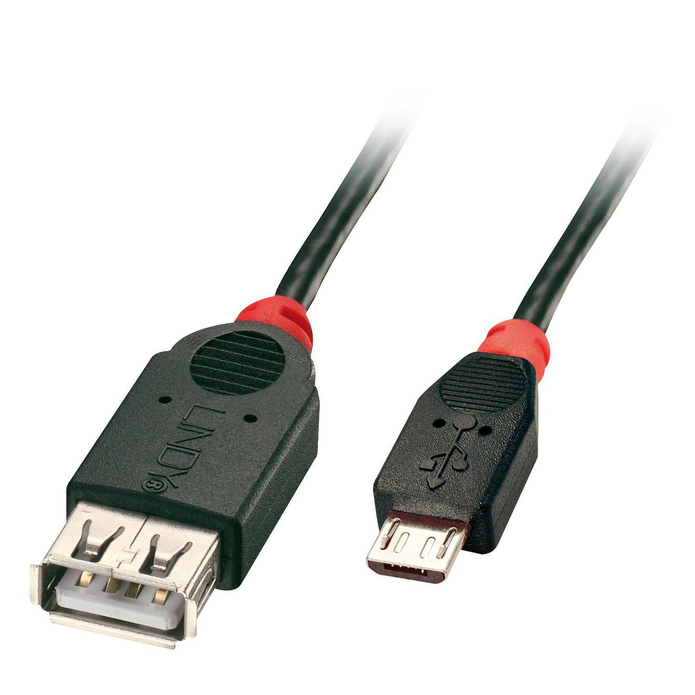 Lindy 31936 W128456636 1m USB 2.0 Type Micro-B to A 