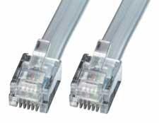 Lindy 34225 W128456678 5m RJ12 Cable 6P6C 
