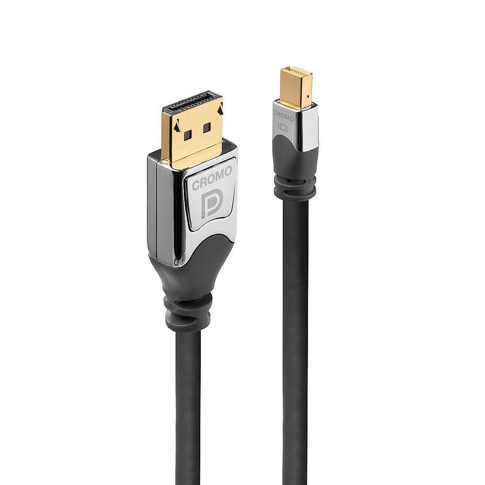 LINDY Mini DisplayPort an DP Kabel CROMO 1m