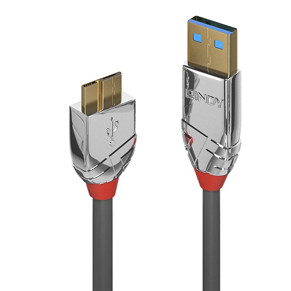 LINDY USB 3.0 Typ A an Micro-B Kabel Cromo Line 2m