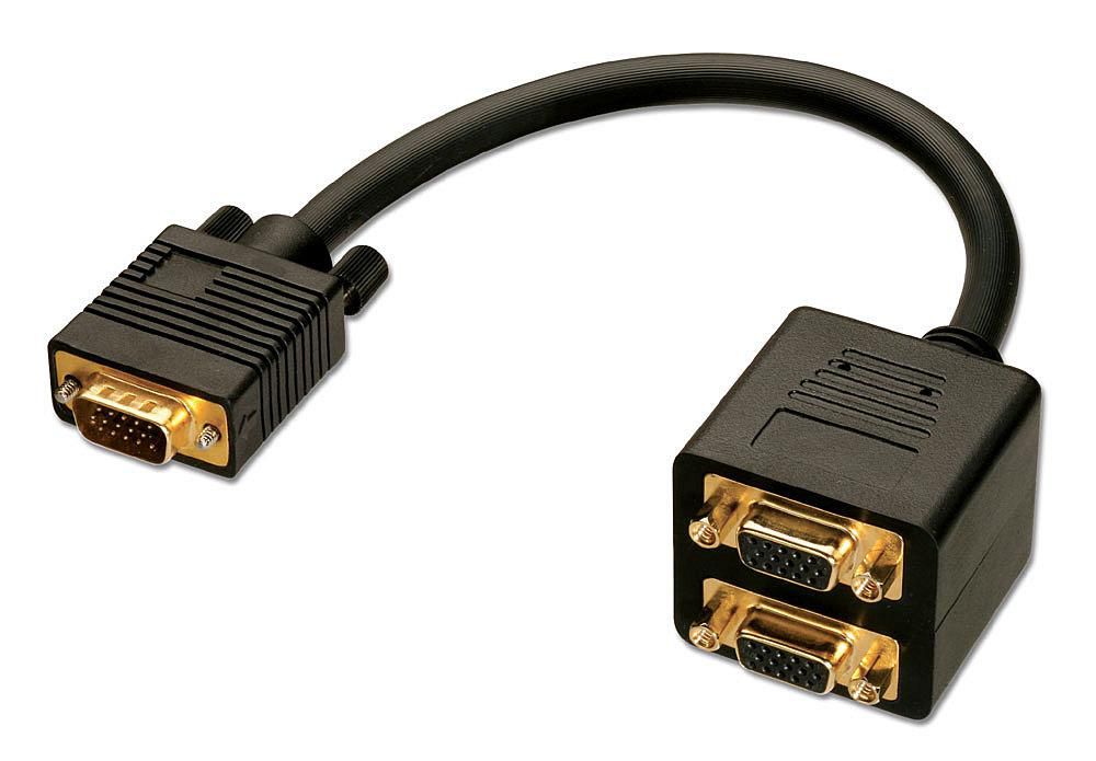 Lindy 41214 W128456937 2 Port VGA Splitter Cable 