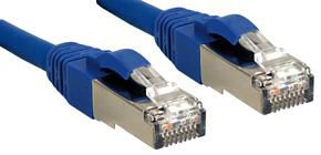 Lindy Cat.6 SSTP / S/FTP PIMF Premium Patchkabel, blau, 0,5m