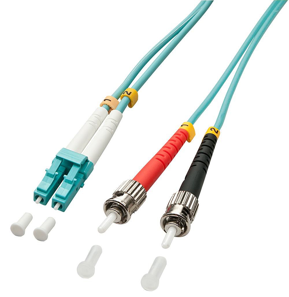 Lindy 46384 W128457191 Fibre Optic Cable LCST OM3, 