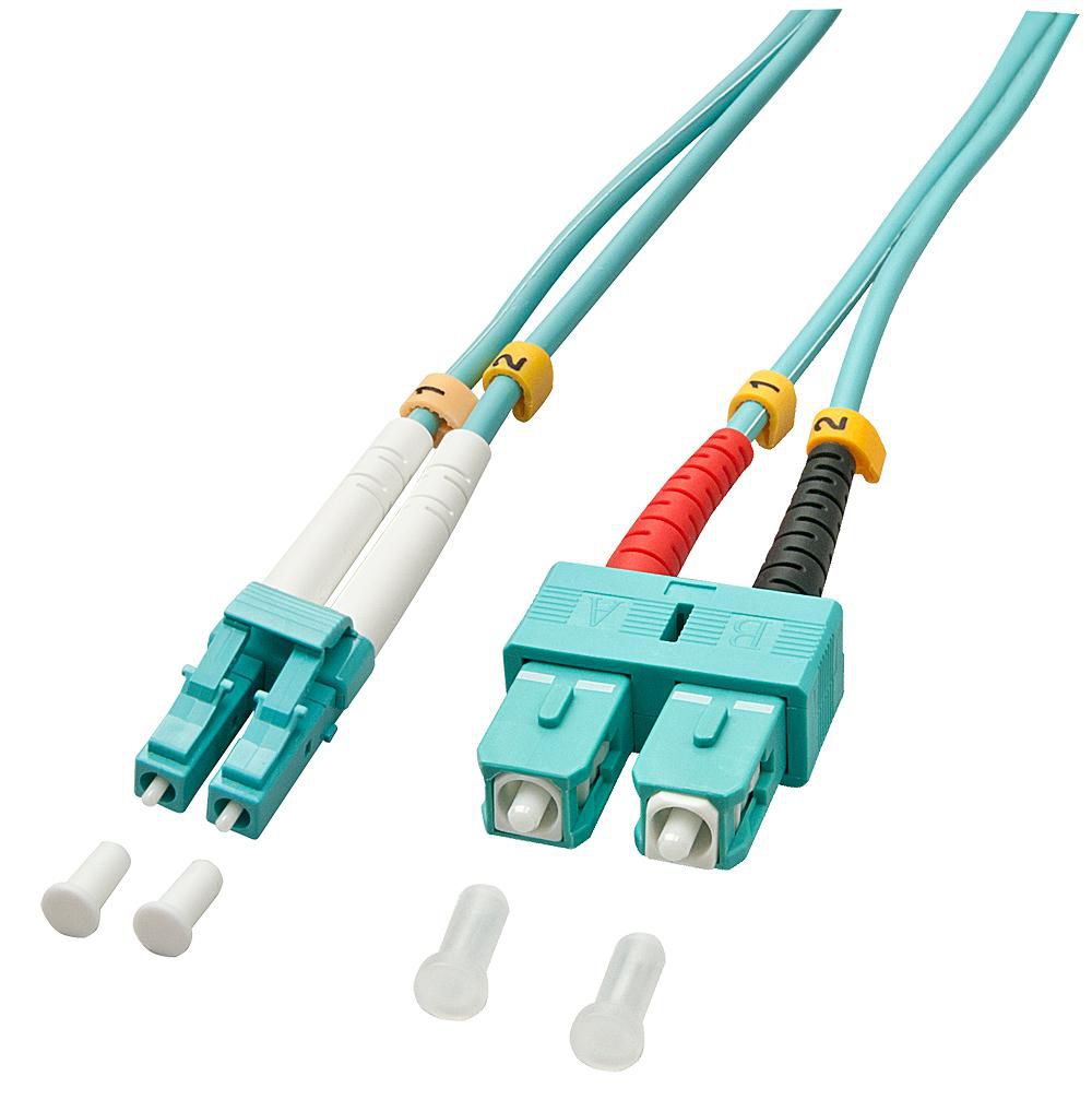 Lindy 46393 W128457196 Fibre Optic Cable LCSC OM3, 