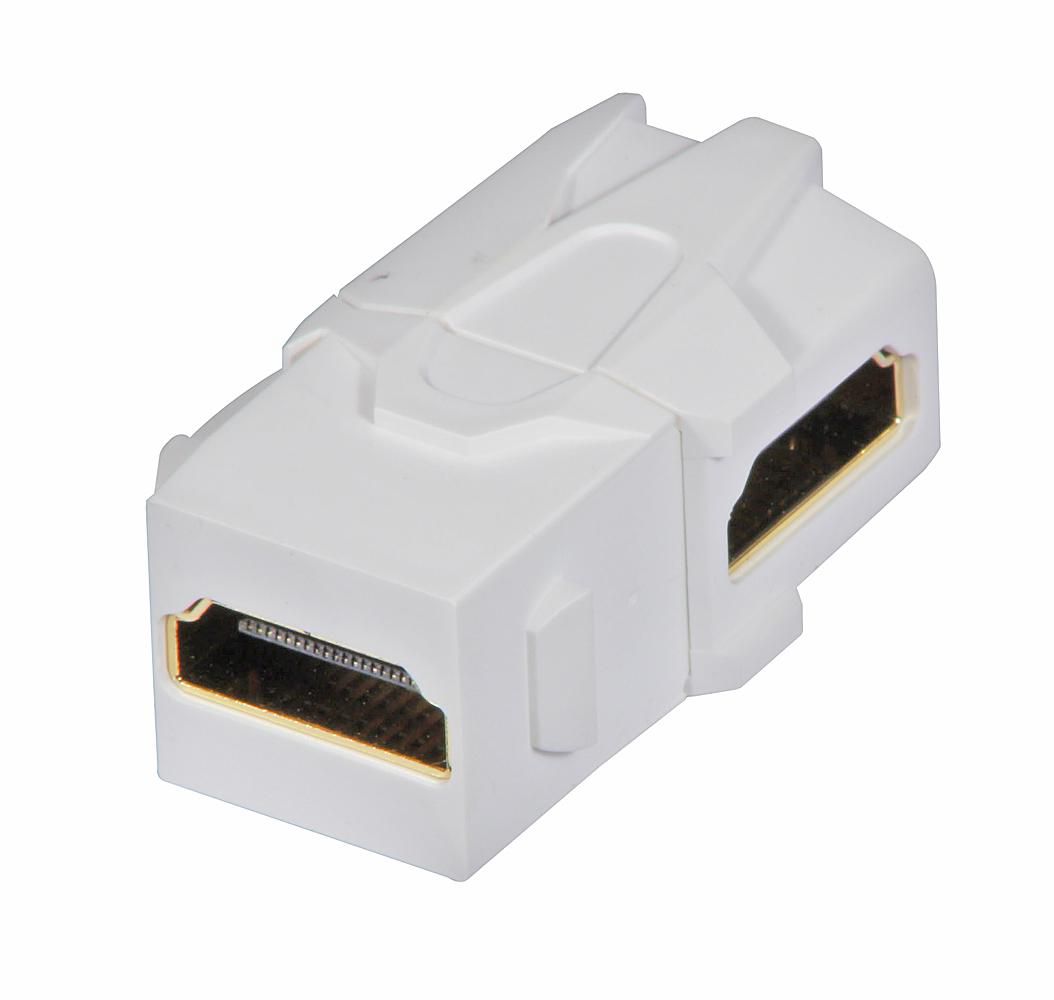 LINDY HDMI 90° Doppelkupplung Keystone für AV Wand