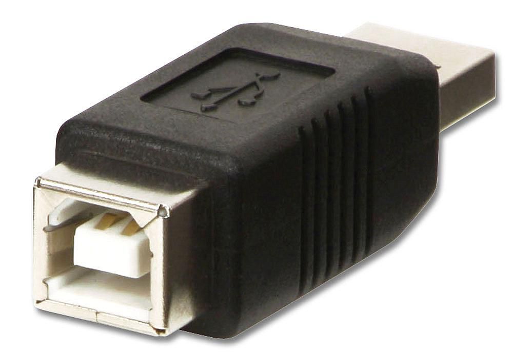 Lindy 71231 W128457676 USB Adapter, USB A Male to B 