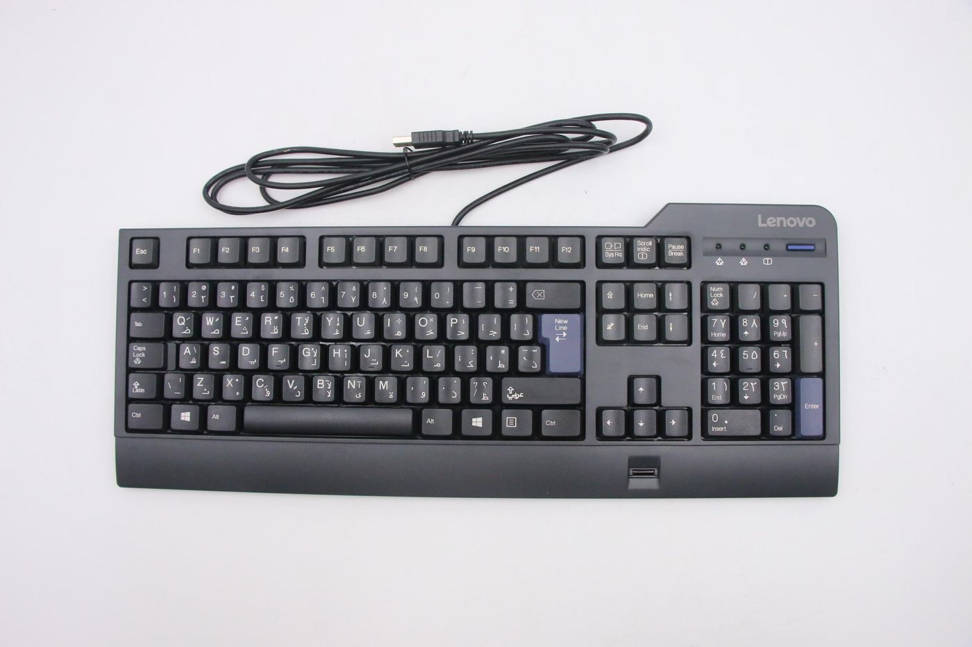 USB keyboard with 104 keys, - 00XH346