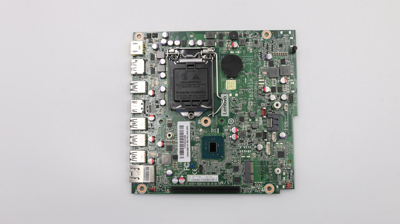 00XK298, Lenovo Intel B250 chipset component, supports up to
